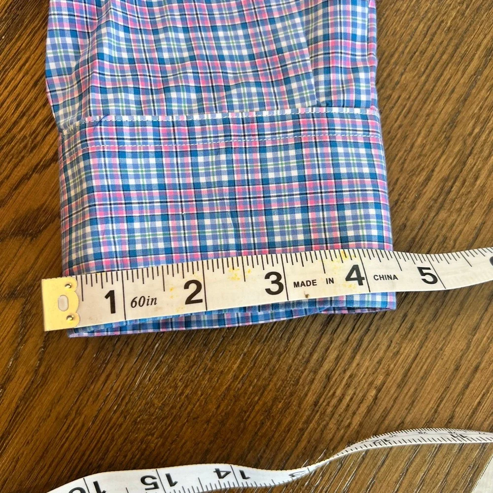 Polo Ralph Lauren Button Down Cotton Stretch Plaid Preppy XL Classic Fit